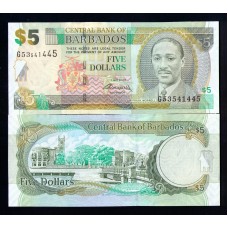 Барбадос  5$  2007 г.