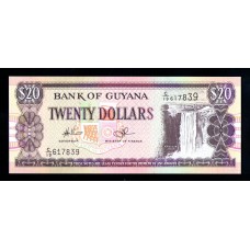 Гайана 20долларов  2010 г.