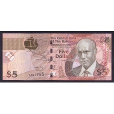 Багамские острова 5 долларов 2007г.