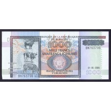 Бурунди 1000 франков 2006г.