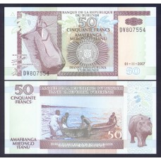 Бурунди 50 франков 2007г.