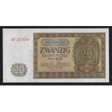 " Германия. ГДР. 20 марок 1948 года."