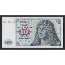 Германия  ФРГ 10 марок 1980г.