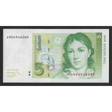 Германия  ФРГ 5 марок 1991г.