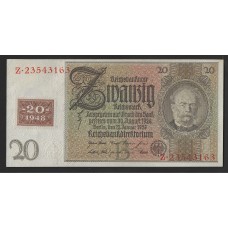 Германия. ГДР 20 марок 1948г. 