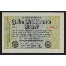  Германия ( Веймар) 10 миллионов марок 1923г.