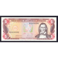 Доминиканская республика 5 песо 1998 г