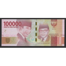  Индонезия 100000 рупий 2016г.