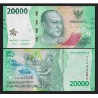 Индонезия 20000 рупий 2022г.