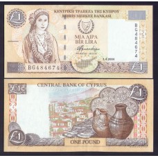Кипр  1 лира 2004г.