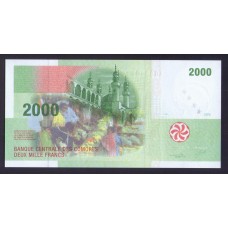 Коморские острова 2000 франков 2005г.