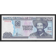Куба   20 песо 2002г. 