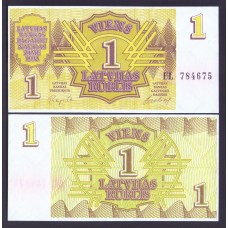 Латвия 1 рубль 1992г.