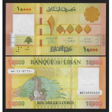 Ливан 10000 ливров 2021г.