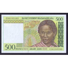 Мадагаскар 500 франков 1995г.