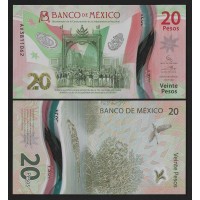 Мексика 20 песо 2021г. 