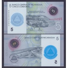 Никарагуа  5 кордоба 2019г.