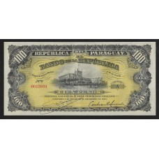 Парагвай  100 песо 1907г.