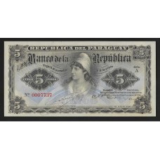 Парагвай  5 песо 1907г.