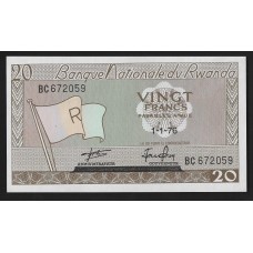 Руанда 20 франков 1976г.