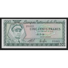  Руанда 500 франков 1974г. 