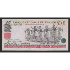 Руанда 5000 франков 1998г. 