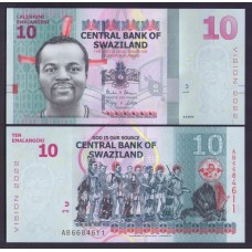 Свазиленд 10 эмалангени 2015г.