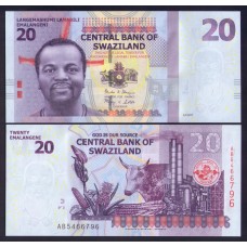 Свазиленд 20 эмалангени 2017г.
