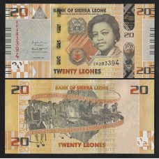 Сьерра-Леоне  20 леоне 2022г.