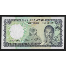  Танзания 20 шиллингов 1966г.