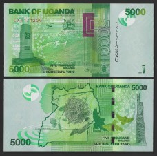 Уганда 5000 шиллингов 2021г.