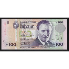 Уругвай  100 песо 2011г.