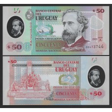Уругвай  50 песо 2020г.