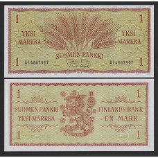 Финляндия 1 марка 1963г.