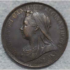  Великобритания 1/2 пенни 1898г. 
