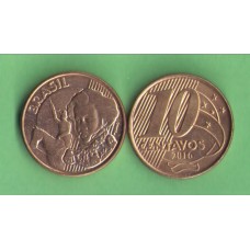 Бразилия 10 центаво  2011г.