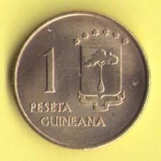 Гвинея Экваториальная 1 песета 1969г.