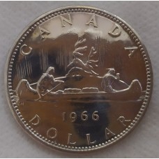 Канада.  " 1 доллар 1966г. "