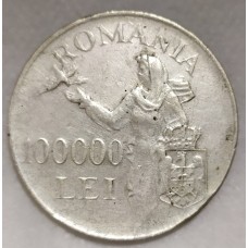 Румыния 100000 лей 1946г.