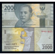 Индонезия 2000 рупий 2016г.