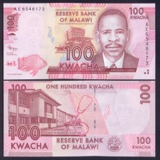 Малави 100 квача  2012г.