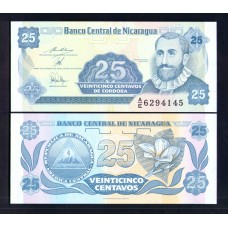 Никарагуа 25 центаво 1985г.